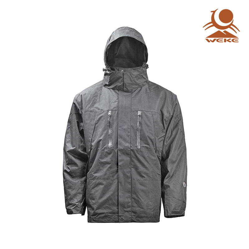 Chaqueta técnica con gorro Ciprés Hombre